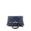 Hermes Birkin 30 cm handbag in Bleu de Malte niloticus crocodile - 360 Front thumbnail