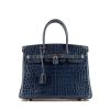 Hermes Birkin 30 cm handbag in Bleu de Malte niloticus crocodile - 360 thumbnail