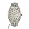 Rolex Datejust watch in stainless steel and white gold 14k Ref:  1601 Circa  1971 - 360 thumbnail