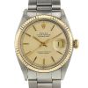 Rolex Datejust watch in 14k yellow gold and stainless steel Ref:  1601 Circa  1972 - 00pp thumbnail