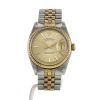 Rolex Datejust watch in stainless steel and 14k yellow gold Ref:  1601 Circa  1971 - 360 thumbnail