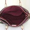 Louis Vuitton Pallas handbag in brown monogram canvas and purple leather - Detail D3 thumbnail