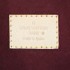 Bolso de mano Louis Vuitton Pallas en lona Monogram marrón y cuero violeta - Detail D4 thumbnail