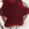 Louis Vuitton petit Noé small model handbag in red and black epi leather - Detail D2 thumbnail