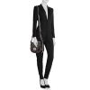 Bolso bandolera Chanel Petit Shopping en cuero acolchado negro - Detail D1 thumbnail