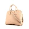 Burberry Greenwood handbag in rosy beige grained leather - 00pp thumbnail