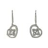 Paire de pendants d'oreilles Louis Vuitton Les Ardentes en or blanc et diamants - 00pp thumbnail