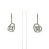 Louis Vuitton Les Ardentes pendants earrings in white gold and diamonds - 360 thumbnail
