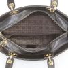 Bolso de mano Dior Lady Dior modelo grande en cuero cannage marrón oscuro - Detail D3 thumbnail