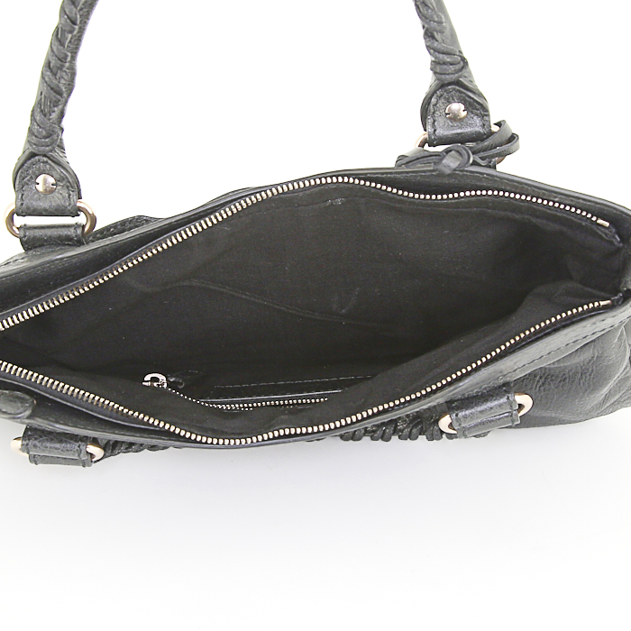 Borsa Balenciaga Classic City in pelle nera - Detail D3