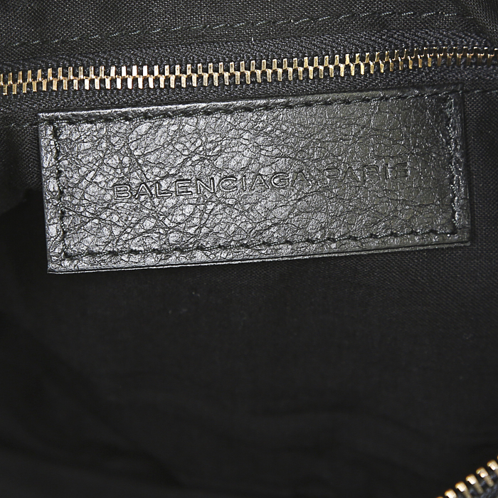 Borsa Balenciaga Classic City in pelle nera - Detail D4