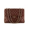 Chanel Timeless jumbo handbag in brown quilted leather - 360 thumbnail