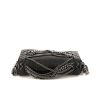 Borsa a tracolla Chanel Boy in pelle trapuntata nera decorata con catene - 360 Front thumbnail