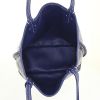 Shopping bag Goyard Anjou in tela monogram blu e pelle blu - Detail D2 thumbnail