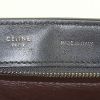 Celine Trapeze medium model handbag in chocolate brown, black and dark brown tricolor leather - Detail D4 thumbnail