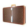 Louis Vuitton Cotteville suitcase in white and blue monogram canvas and natural leather - 00pp thumbnail