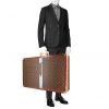 Louis Vuitton Cotteville suitcase in white and blue monogram canvas and natural leather - Detail D1 thumbnail