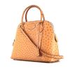 Hermes Bolide handbag in gold ostrich leather - 00pp thumbnail
