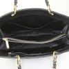 Chanel Grand Shopping handbag in black quilted grained leather - Detail D2 thumbnail