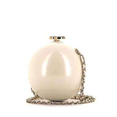 Borsa Chanel Editions Limitées in plexiglas bianco