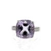 Mauboussin Gueule d'Amour ring in white gold and diamonds and in amethyst - 360 thumbnail