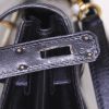 Hermes Kelly 35 cm handbag in black box leather - Detail D5 thumbnail