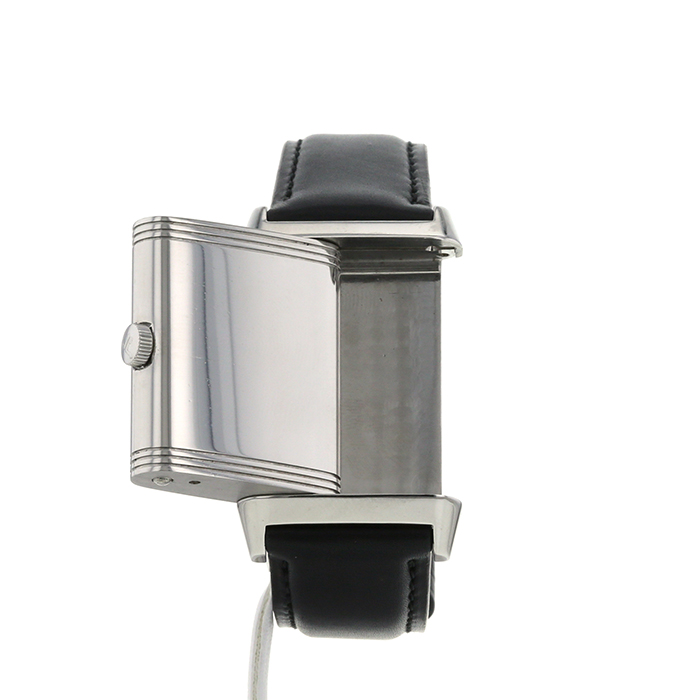 Montre Jaeger Lecoultre Reverso en acier Ref :  270862 Vers  2000 - Detail D2