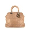 Dior Granville handbag in beige leather cannage - 360 thumbnail
