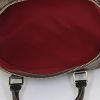 Louis Vuitton Speedy 35 handbag in damier canvas and brown leather - Detail D2 thumbnail