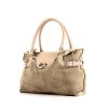Salvatore Ferragamo handbag in beige sheepskin and rosy beige leather - 00pp thumbnail