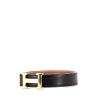 Cinturón Hermès en cuero negro - 00pp thumbnail
