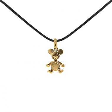 Pomellato Orsetto small model pendant in yellow gold