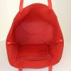 Celine Cabas Phantom shopping bag in red grained leather - Detail D2 thumbnail
