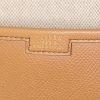 Hermes Jige pouch in gold epsom leather - Detail D3 thumbnail