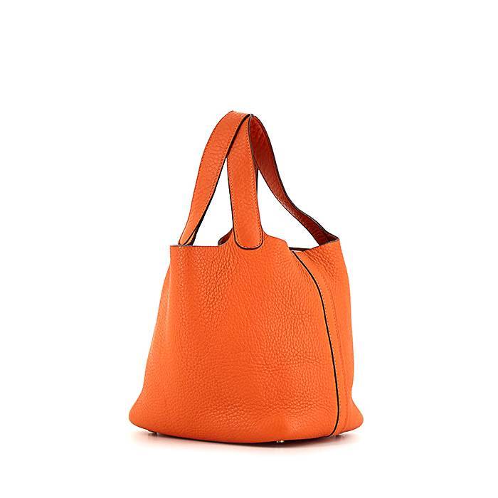 hermes orange bag small