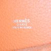 Hermes Picotin small model handbag in orange togo leather - Detail D3 thumbnail