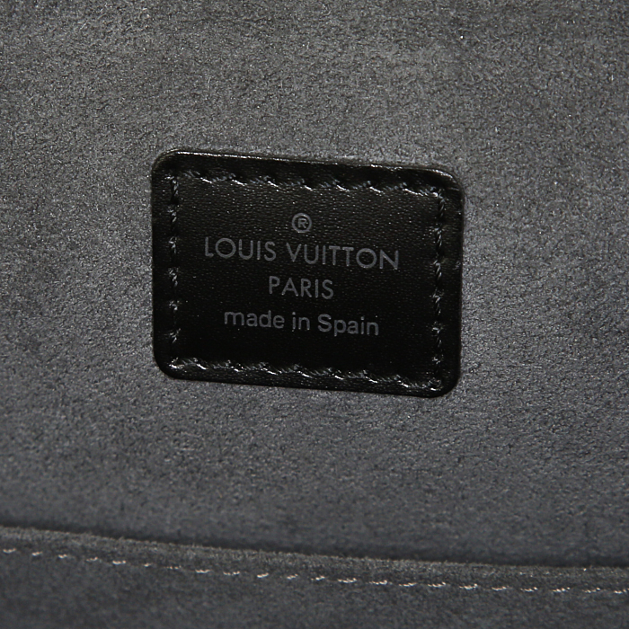 Borsa Louis Vuitton Voltaire in pelle Epi nera - Detail D3