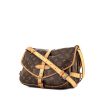 Louis Vuitton Saumur small model shoulder bag in monogram canvas and natural leather - 00pp thumbnail