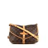 Louis Vuitton Saumur small model shoulder bag in monogram canvas and natural leather - 360 thumbnail