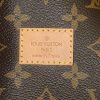Bolso bandolera Louis Vuitton Saumur modelo pequeño en lona Monogram revestida y cuero natural - Detail D4 thumbnail