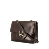 Bolso de mano Hermès Sandrine en cuero box marrón - 00pp thumbnail
