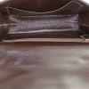 Bolso de mano Hermès Sandrine en cuero box marrón - Detail D2 thumbnail