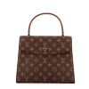 Louis Vuitton Malesherbes handbag in brown monogram canvas and brown leather - 360 thumbnail