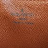 Borsa Louis Vuitton Malesherbes in tela monogram cerata marrone e pelle marrone - Detail D3 thumbnail
