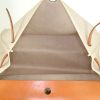Hermes Herbag travel bag in beige canvas and natural leather - Detail D3 thumbnail