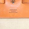 Bolsa de viaje Hermes Herbag en lona beige y cuero natural - Detail D4 thumbnail