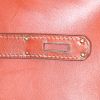 Borsa Hermes Kelly 32 cm in pelle box rosso ruggine - Detail D5 thumbnail