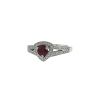 Mauboussin Dream and Love ring in white gold and diamonds and in ruby - 00pp thumbnail