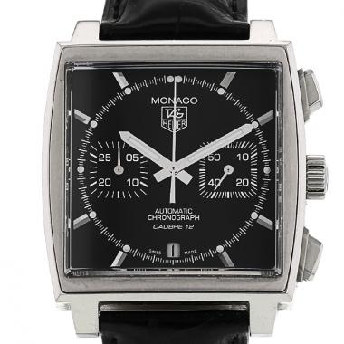 Orologio TAG Heuer Classic Monaco Automatic Chronograph in acciaio Ref : CAW2110 Circa  2000
