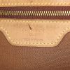 Borsa a tracolla Louis Vuitton Abbesses in tela monogram cerata marrone e pelle naturale - Detail D3 thumbnail